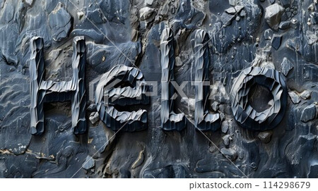 Slate Stone Hello concept art poster. 114298679
