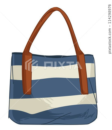 Hand bag in nautical style, fashionable accessory 114298976