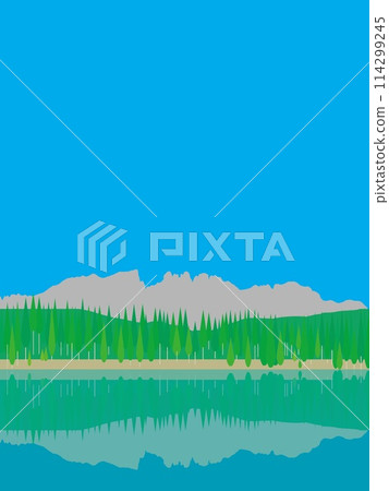 卡雷扎湖多洛米蒂 義大利 義大利 卡雷扎湖多洛米蒂 義大利 義大利 114299245