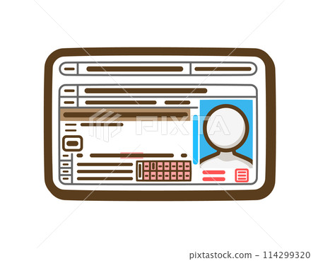 Driver's license (front) 114299320