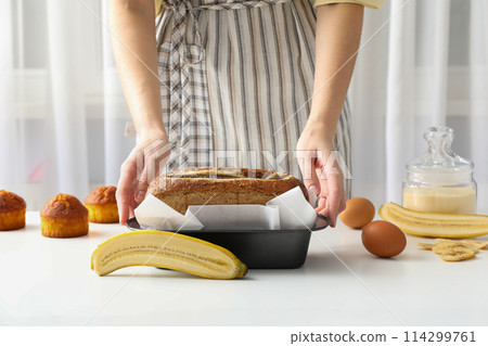 Tasty food with banana, concept of tasty food with banana Tasty food with banana, concept of tasty food with banana 114299761