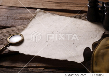 Background of old Japanese paper 114300510