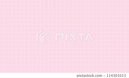 Cute pink simple grid background, aspect ratio 16:9 114301013