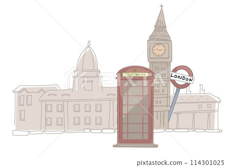 London cityscape, landmark of UK capital city London cityscape, landmark of UK capital city 114301025