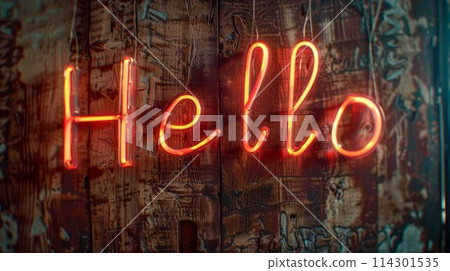 Focused Lighting Hello concept art poster. 114301535