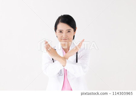 中女白大褂x 114303965