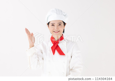 中年婦女煮飯衣服手提 114304164