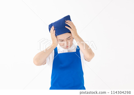 中女制服圍裙頭痛 114304298