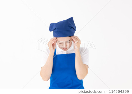 中女制服圍裙頭痛 114304299