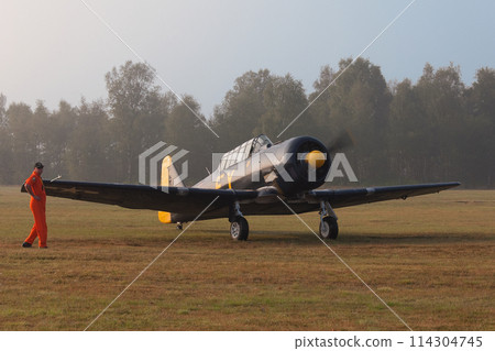 North American T-6G Texan launches 114304745