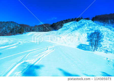 有藍天和新雪的滑雪場 有藍天和新雪的滑雪場 114305073
