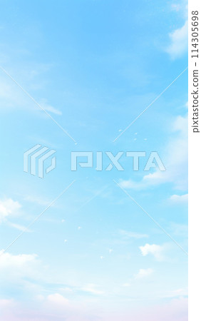 晴朗的天空和雲圖 114305698