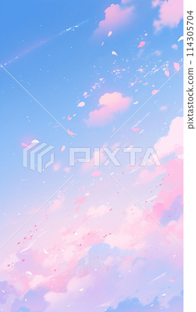 晴朗的天空和雲圖 晴朗的天空和雲圖 114305704