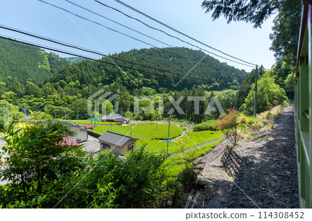 大井川鐵路井川線秋葉從火車窗口 114308452