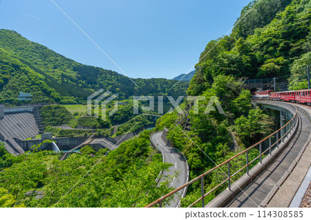 Oigawa Railway Ikawa Line: View from the train window 114308585