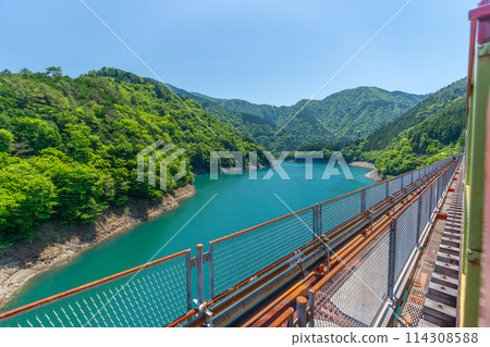 Oigawa Railway Ikawa Line: View from the train window 114308588