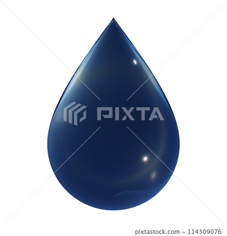 Illustration of blue water drop Illustration of blue water drop 114309076