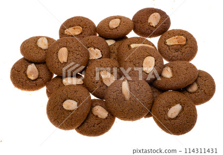 cookies with almonds isolated 114311431