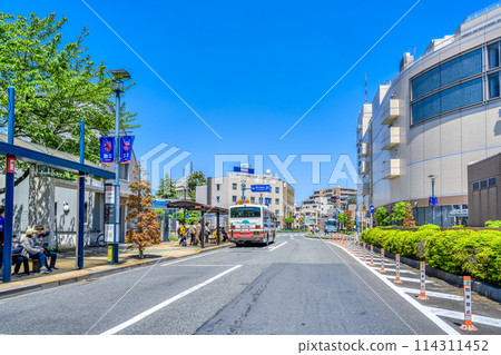 東京狛江站狛江市的城市景觀 114311452