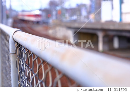 Scenery along the railway line - Blurred photos 114311793