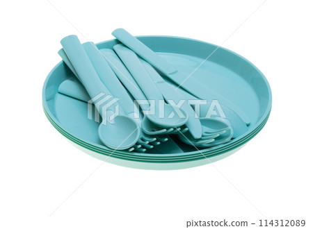 picnic utensils isolated picnic utensils isolated 114312089