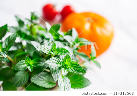 桌上的薄荷 114312508