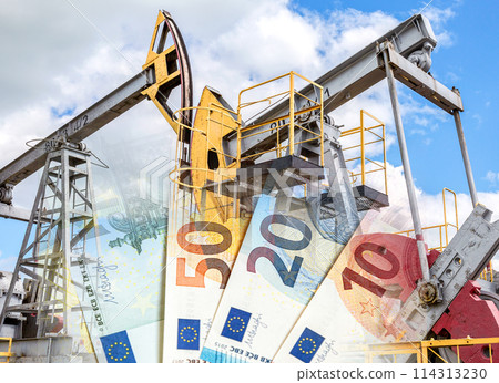 Working pump jack fracking crude extraction machine 114313230