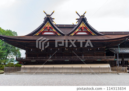 Okayama Kibitsu Shrine National Treasure Main Hall 114313834