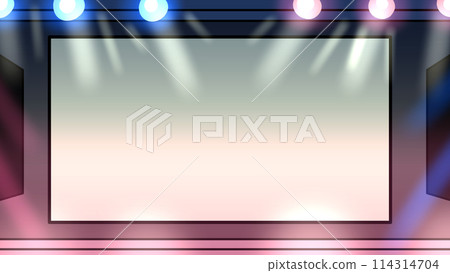 Spotlight-lit stage background 2 114314704
