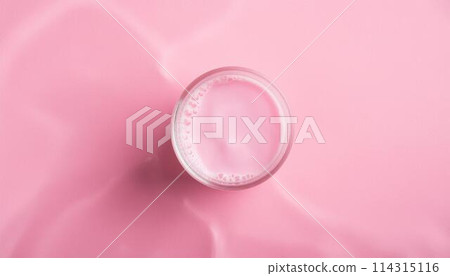Pink liquid in glass 114315116