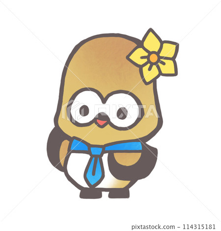 Tie, flowers and owl Tie, flowers and owl 114315181