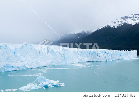 Perito Moreno glacier view, Patagonia scenery, Argentina Perito Moreno glacier view, Patagonia scenery, Argentina 114317492