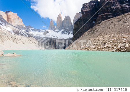 Torres del Paine view, Base Las Torres viewpoint, Chile Torres del Paine view, Base Las Torres viewpoint, Chile 114317526