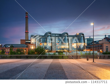 Revitalized former power plant in Lodz, Poland 114317711