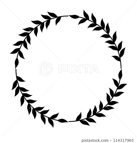 Leaf Frame Black 114317965