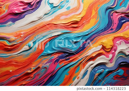 Oil paint drawing. Abstract colored background. Abstraction in the style of impressionism. Modern surrealist painting. Good as a poster for wall decor. Surreal design. Oil paint drawing. Abstract colored background. Abstraction in the style of impressionism. Modern surrealist painting. Good as a poster for wall decor. Surreal design. 114318223