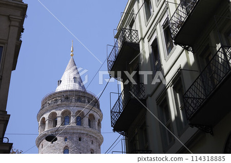 Galata Tower Renovation in Istanbul Galata Tower Renovation in Istanbul 114318885