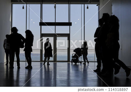 Istanbul Modern Art Museum building in Galaport 11 April 2024 Istanbul Modern Art Museum building in Galaport 11 April 2024 114318897