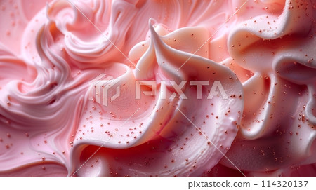 Creamy Ice Cream Sorbet Texture. Sweet Gelato Dessert Presentation Background. Creamy Ice Cream Sorbet Texture. Sweet Gelato Dessert Presentation Background. 114320137