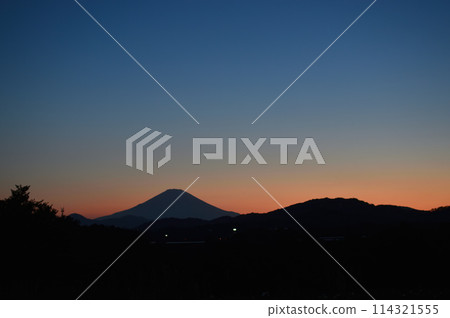 Mt. Fuji at sunset Mt. Fuji at sunset 114321555