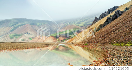 Landmannalaugar in summertime, Iceland Landmannalaugar in summertime, Iceland 114321695