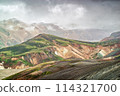 Landmannalaugar in summertime, Iceland 114321700