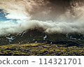 Blafjoll mountain in a cloudy day, Iceland 114321701