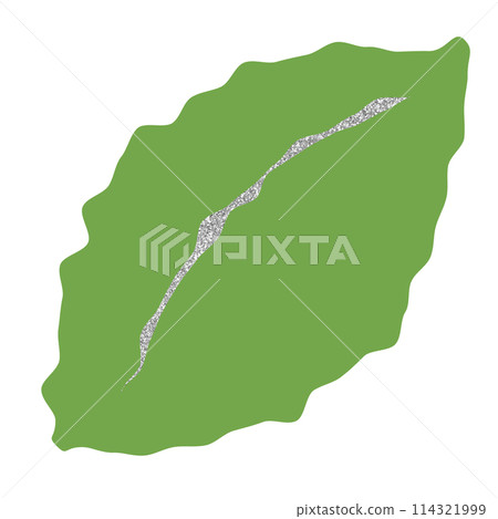 插圖素材葉樹植物銀 114321999