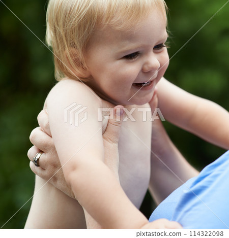 Baby, mom and playing outdoor for development with nurture, relationship and bonding for happiness. Family, child or toddler and hands with early childhood, parenting and love at park in nature Baby, mom and playing outdoor for development with nurture, relationship and bonding for happiness. Family, child or toddler and hands with early childhood, parenting and love at park in nature 114322098