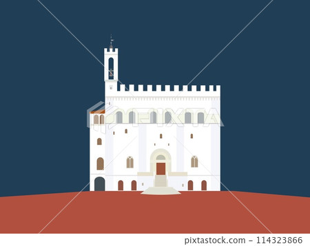Gubbio, Palazzo dei Consoli, Umbria, Italy 114323866