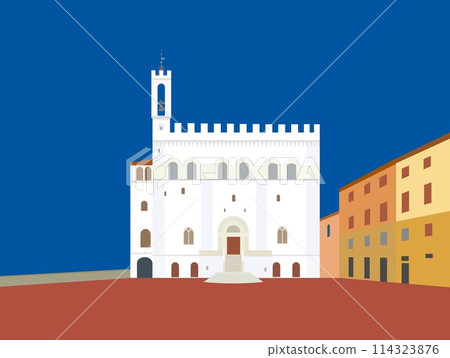 Gubbio, Palazzo dei Consoli, Umbria, Italy Gubbio, Palazzo dei Consoli, Umbria, Italy 114323876