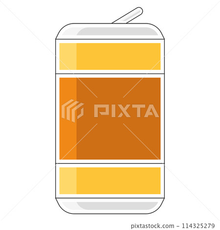 Colored sketch of a beer can Vector Colored sketch of a beer can Vector 114325279