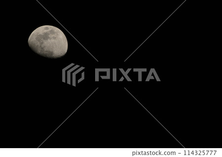Moon age 9.7, 11th day of the Yayoi moon since the new moon Moon age 9.7, 11th day of the Yayoi moon since the new moon 114325777