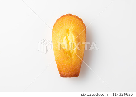貝殼形瑪德琳蛋糕的俯視圖 114326659